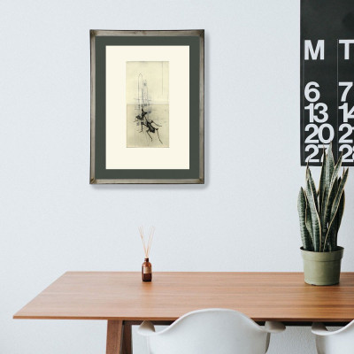 Insecto mantis | Paco Aguilar | Grabado |  Galería A Cuadros Madrid