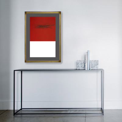 Rojo Sangre 21 | Ana Alberca | Grabado |  Galería Madrid
