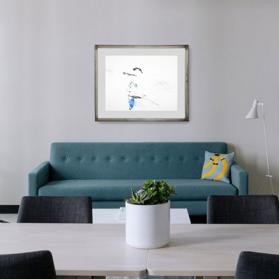 Nada es visible | Belén Gonzalo | Técnica mixta sobre papel |  Galería Madrid