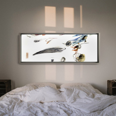 El viaje solo es de ida | Belén Gonzalo | Pintura sobre lienzo |  Galería Madrid