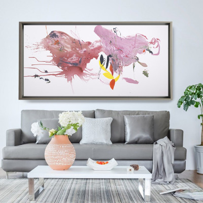 Brotar del aire | Belén Gonzalo | Abstract painting | A Cuadros Gallery Madrid