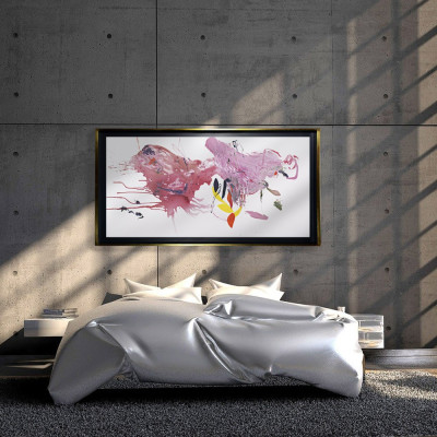 Brotar del aire | Belén Gonzalo | Abstract painting | A Cuadros Gallery Madrid