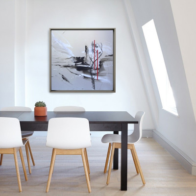 Ramas luz y sombras III | Lidia Buente | Pintura sobre lienzo | Galería Madrid