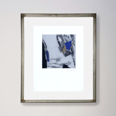 Forma azul VI | Lidia Buente | Grabado| Galería A Cuadros Madrid