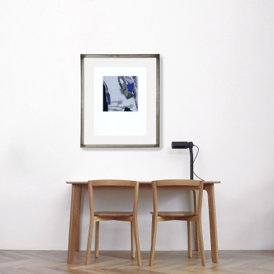 Forma azul VI | Lidia Buente | Grabado| Galería A Cuadros Madrid