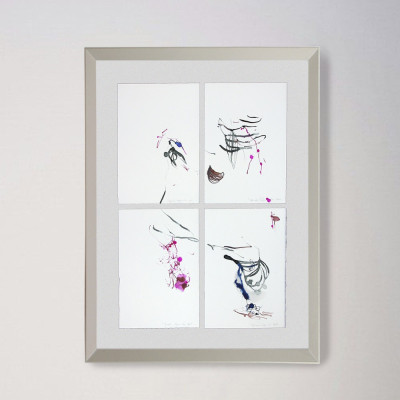 Distante y sutil | Belén Gonzalo | Pintura sobre papel |  Galería Madrid