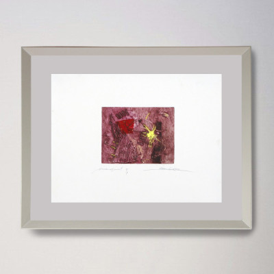 Monoprint V | Manuel Balaguer | Grabado abstracto | Tienda de grabados