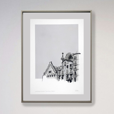Casa Amatller casa Batllo, paseo de Gracia Barcelona | Iñaki Pardos | Pintura