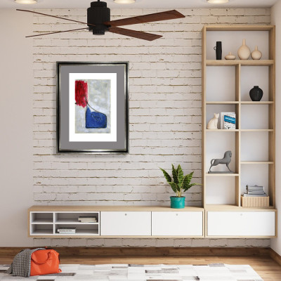 Hombre pescando | Carmen Torrego | Grabado |  Galería Madrid