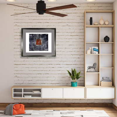 Silla sobre fondo rojo | Carmen Torrego | Grabado |  Galería Madrid