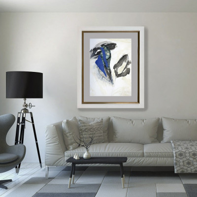Azul III | Lidia Buente | Pintura abstracto | A Cuadros Madrid