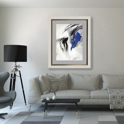 Azul IV | Lidia Buente | Pintura abstracta | A Cuadros Madrid
