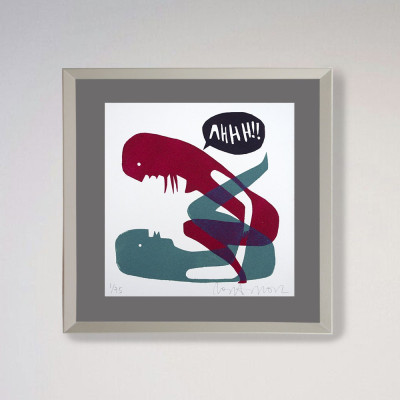 Kamasutra | Marina Anaya | Grabado figurativo | A Cuadros Madrid