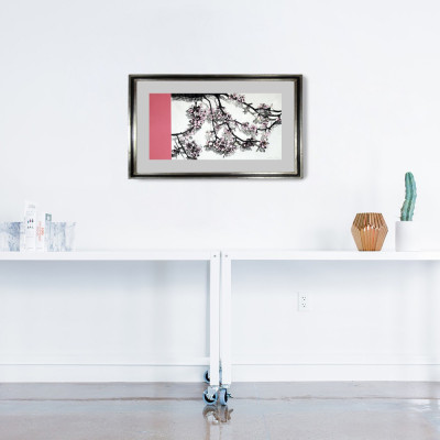 Almendro Rosa | Cristina Sicilia | Grabado |  Galería Madrid