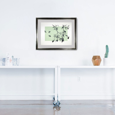 Almendro y mariposas | Cristina Sicilia | Grabado |  Galería Madrid