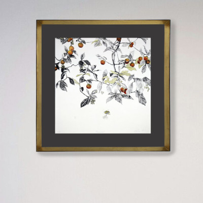 Botánica con insectos | Cristina Sicilia | Grabado |  Galería Madrid
