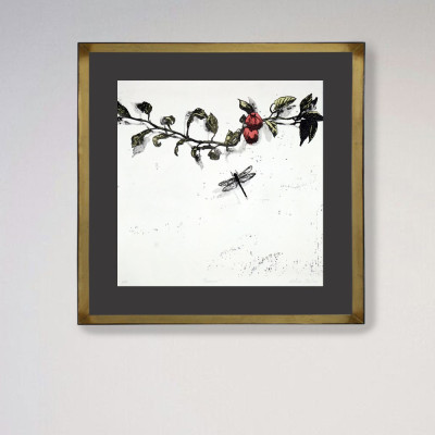 Botánica con insectos | Cristina Sicilia | Grabado |  Galería Madrid