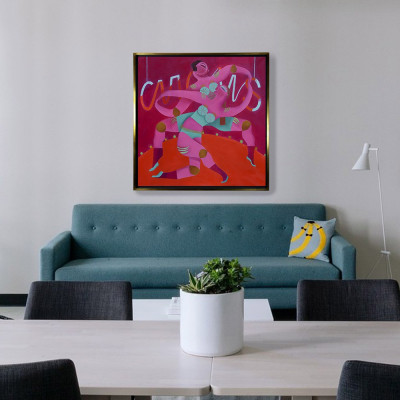 Lady Tur y Lady Kesa | Marina Anaya | Pintura sobre lienzo | Arte Madrid