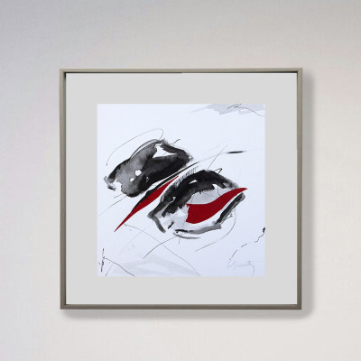 Rojo XVI | Pintura abstracta de Lidia Buente | Tienda de arte Madrid