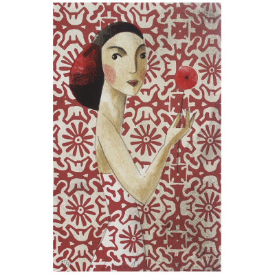 Red Flower | Didier Lourenço | Litografía |  Galería A Cuadros Madrid