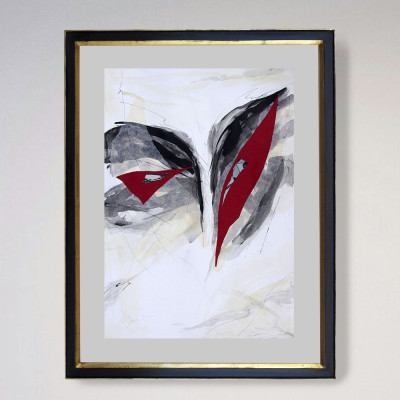 Composición en rojo | Lidia Buente | Abstracción | Arte en Madrid