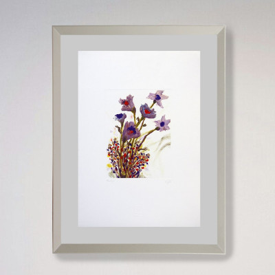 Grabado floral | Tienda de grabados de Luis López Gil | Madrid