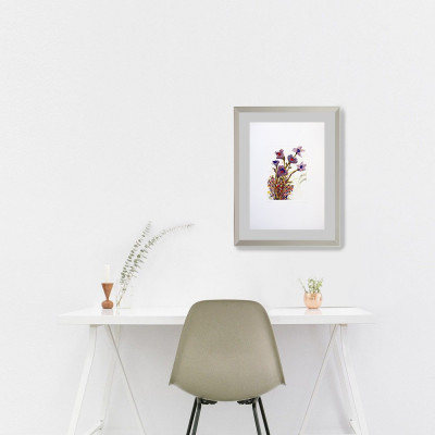 Grabado floral | Tienda de grabados de Luis López Gil | Madrid