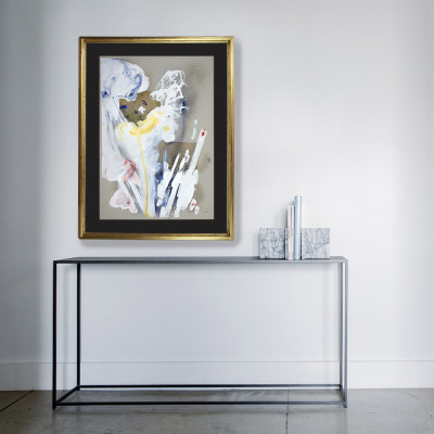 Abstracción 213 | Edurne Gorrotxategi | Pintura sobre papel |  Galería Madrid