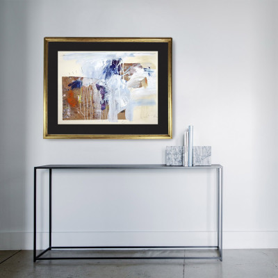 Abstracción 214 | Edurne Gorrotxategi | Painting on paper | A Cuadros Gallery Madrid