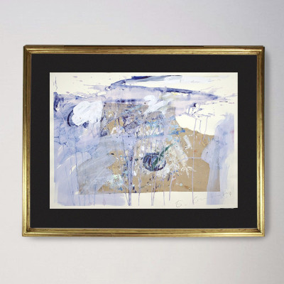 Abstracción 215  | Edurne Gorrotxategi | Pintura sobre papel |  Galería Madrid