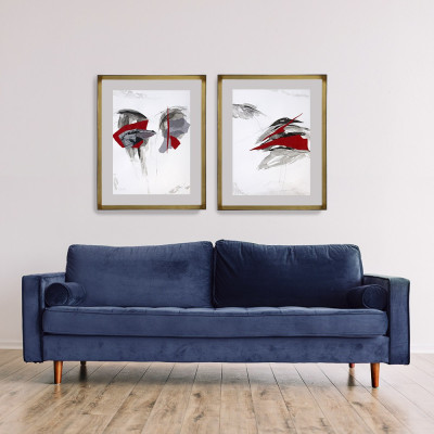 El jardín rojos | Lidia Buente | Pintura abstracta | Tienda de arte