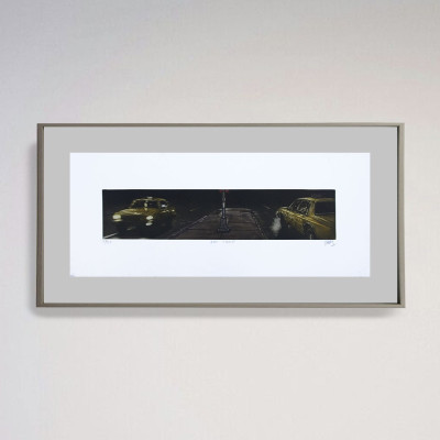 Taxis | Grabado de Ramiro Undabeytia | Galería de arte en Madrid