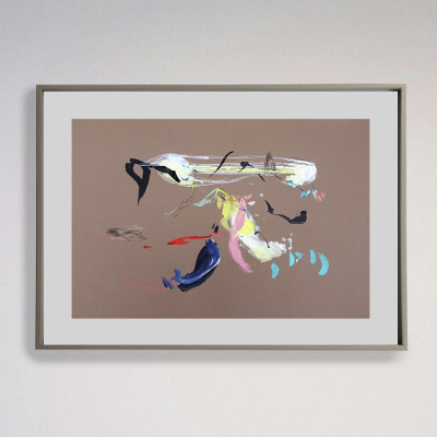 Despertar del cielo | Pintura abstracta de Belén Gonzalo | Arte