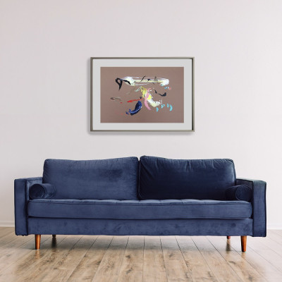 Despertar del cielo | Pintura abstracta de Belén Gonzalo | Arte