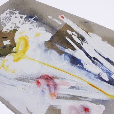 Abstracción 213 | Edurne Gorrotxategi | Painting on paper | A Cuadros Gallery Madrid