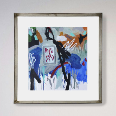 Playa el agua | Pintura de José Ballester | Pintura abstracta